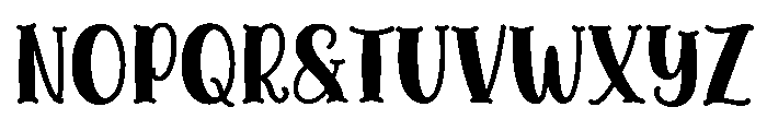 Baby Unique Font UPPERCASE