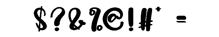Baby Whisper Font OTHER CHARS
