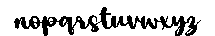 Baby Whisper Font LOWERCASE