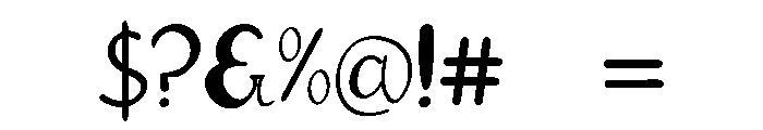 Baby green Font OTHER CHARS