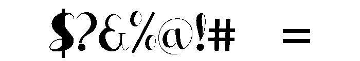 Baby magno Font OTHER CHARS