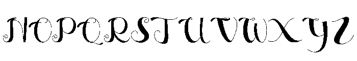 Baby magno Font UPPERCASE