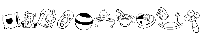 Baby products Font OTHER CHARS