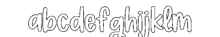 BabyBlues-Outline FONT