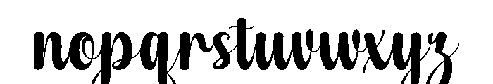 BabyMonday Font LOWERCASE