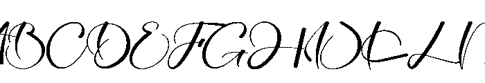 Babycowboy Font UPPERCASE