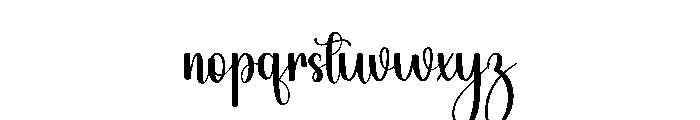 Babyface1 Font LOWERCASE