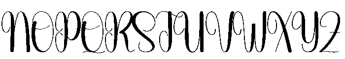 Babyflowers Font UPPERCASE