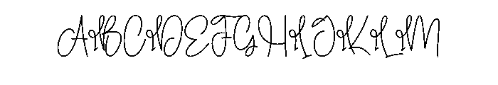 Babygril Font UPPERCASE