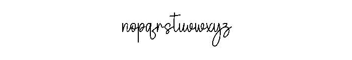Babygril Font LOWERCASE