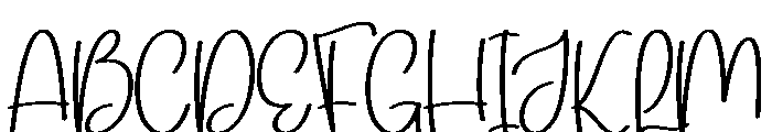 Babyish Samantha Font UPPERCASE
