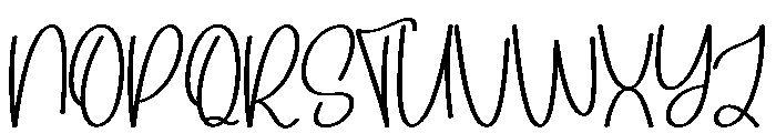 Babyish Samantha Font UPPERCASE