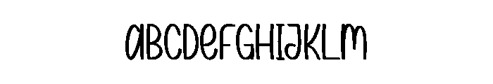 Babyland Font UPPERCASE