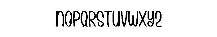 Babyland Font UPPERCASE