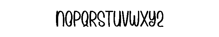 Babyland Font LOWERCASE