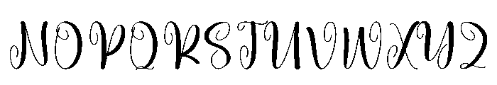 Babylove1 Font UPPERCASE