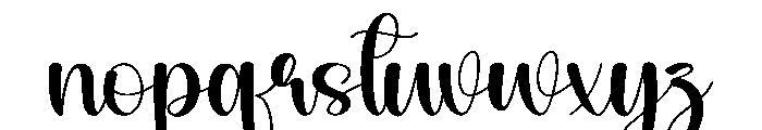 Babylove1 Font LOWERCASE