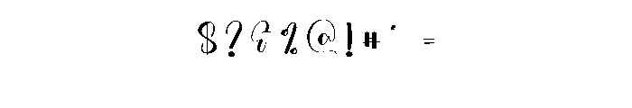 Babyvintage Font OTHER CHARS