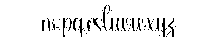 Babywinter Font LOWERCASE