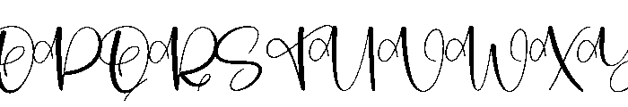 Babywonder Font UPPERCASE