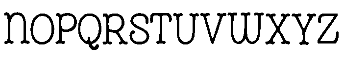 Bacaba Font UPPERCASE