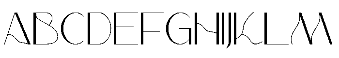 Bacchani Font UPPERCASE