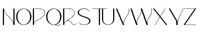 Bacchani Font UPPERCASE