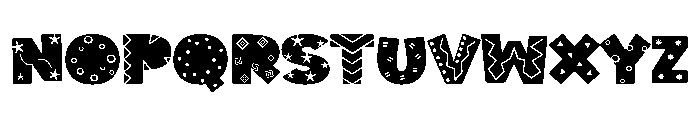 Back Again Font UPPERCASE