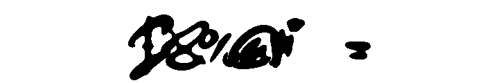 Back Alle Blurry Font OTHER CHARS