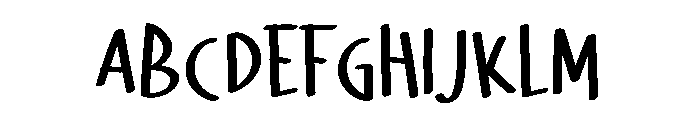 Back Dream Font UPPERCASE