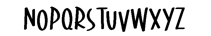 Back Dream Font UPPERCASE