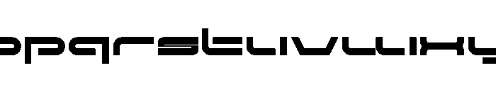 Back Race Font LOWERCASE