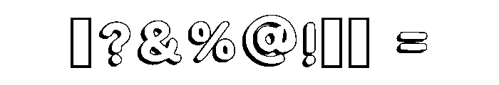 Back To Childhood Regular Font OTHER CHARS