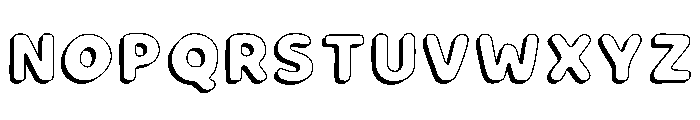 Back To Childhood Regular Font LOWERCASE