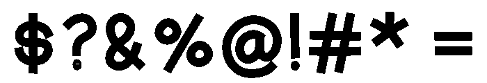 Back To Craft Regular Font OTHER CHARS