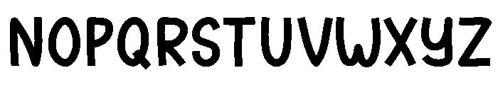 Back To Craft Regular Font LOWERCASE