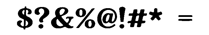 Back To Retro Font Font OTHER CHARS