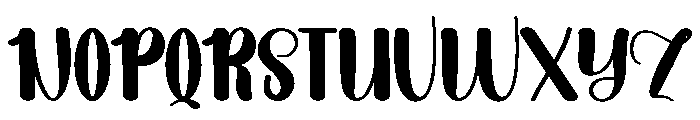 Back To Routine Font UPPERCASE