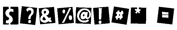 Back To School Box Font OTHER CHARS