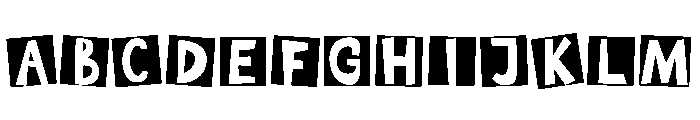 Back To School Box Font UPPERCASE