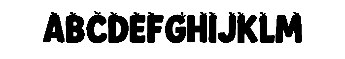 Back to School Apple FONT
