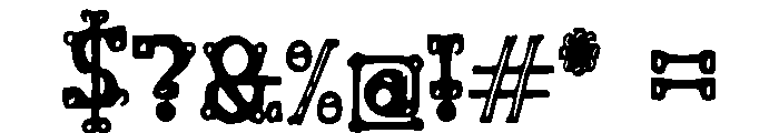 Back_to_the_Future Font OTHER CHARS