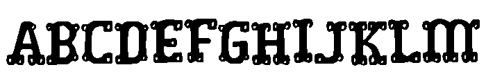 Back_to_the_Future Font UPPERCASE