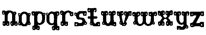Back_to_the_Future Font LOWERCASE