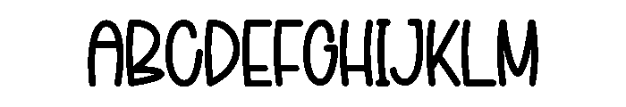 Backblue Font UPPERCASE