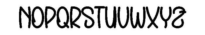 Backblue Font UPPERCASE