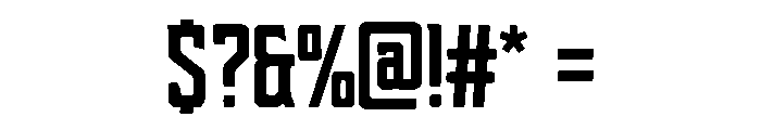 Backcheek Prime Font OTHER CHARS