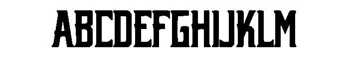 Backcheek Prime Font UPPERCASE