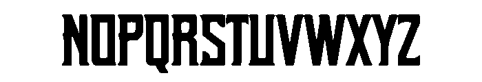 Backcheek Prime Font UPPERCASE