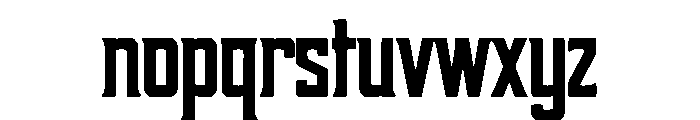 Backcheek Prime Font LOWERCASE